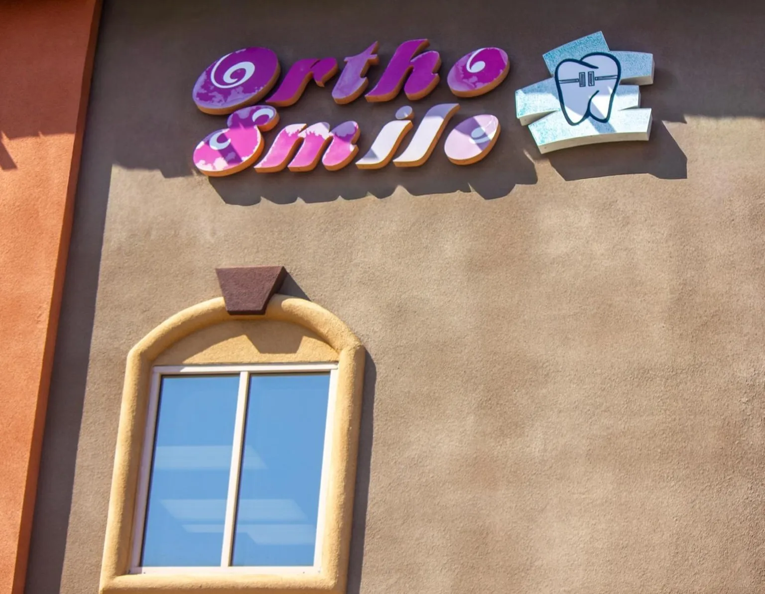 Exterior sign of Ortho Smile in San Marcos, California